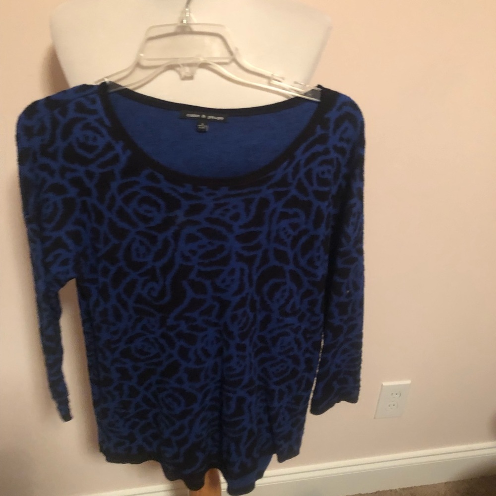 Cable & gauge sweater